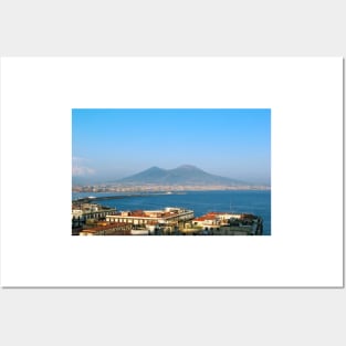 Vesuvius hugs Naples Posters and Art